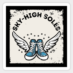 Sneaker Wings: Run with Style Sticker